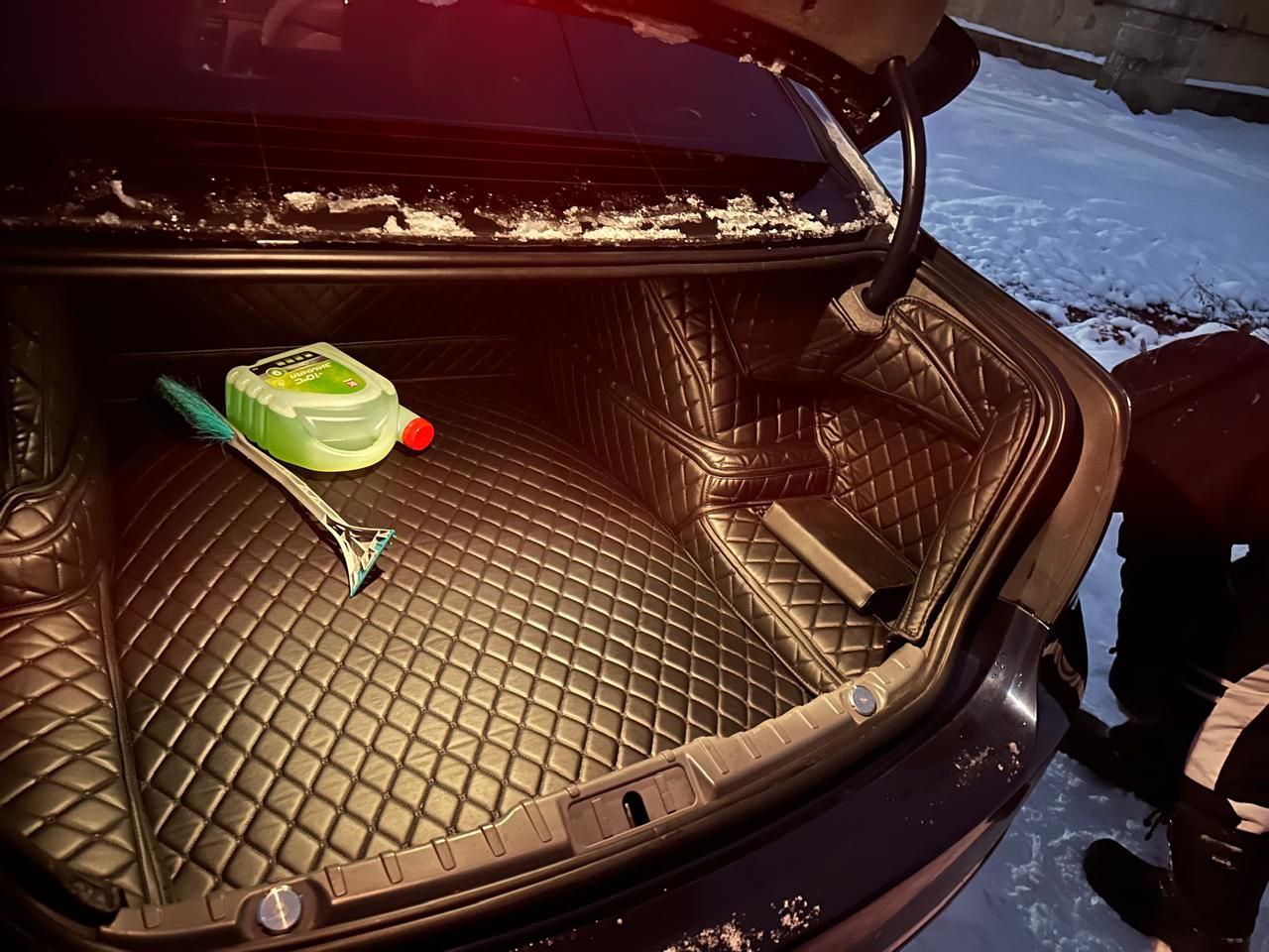 Автомобильные 3D коврики из экокожи для BMW